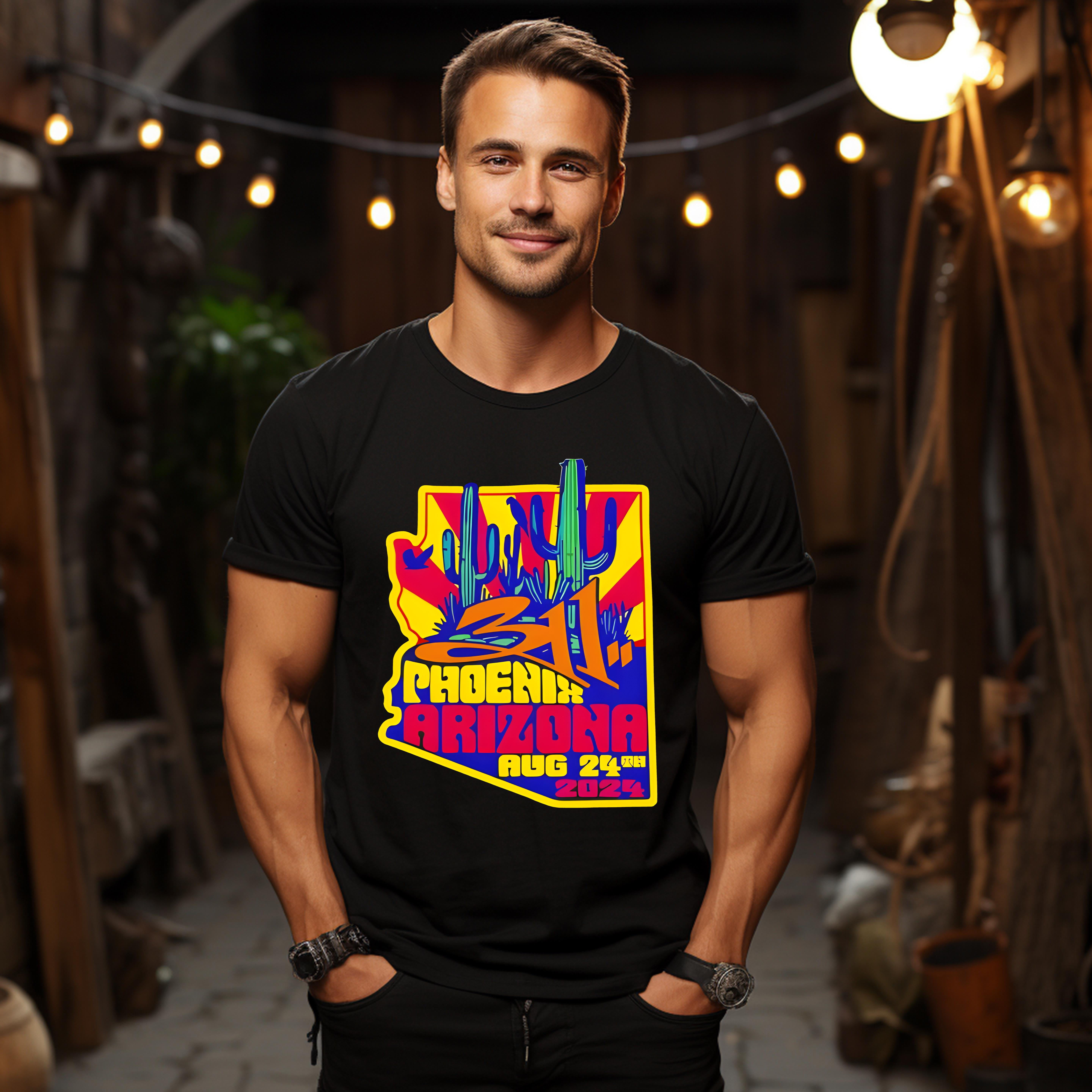 311 Phoenix Az Arizona Financial Theatre Aug 24 2024 UNISEX T Shirt Up