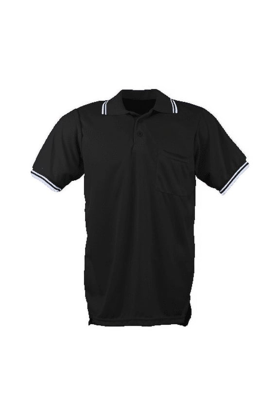 3110-01-L Umpire Polo, Black - Large
