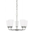 thumbnail image 1 of 3115205-962-Generation Lighting-Sea Gull Lighting-Kerrville-100W Five Light Chandelier-Brushed Nickel Finish-Incandescent Lamping Type   -Traditional, 1 of 3