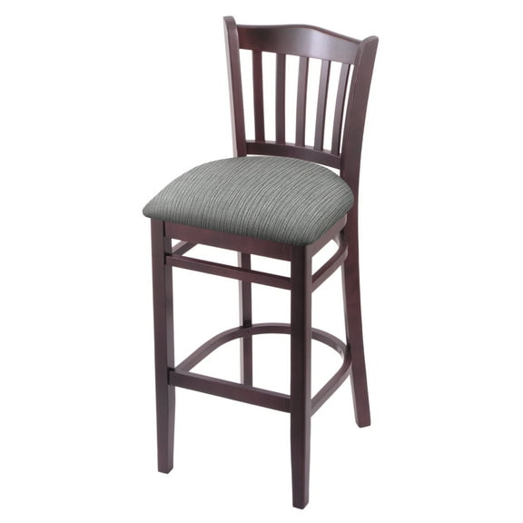 3120 25" Counter Stool with Dark Cherry Finish and Graph Alpine Seat