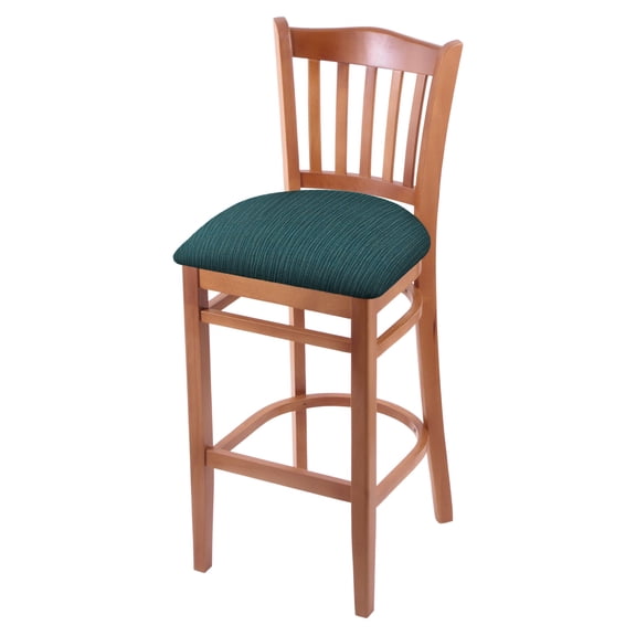3120 30" Bar Stool with Medium Finish and Graph Tidal Seat
