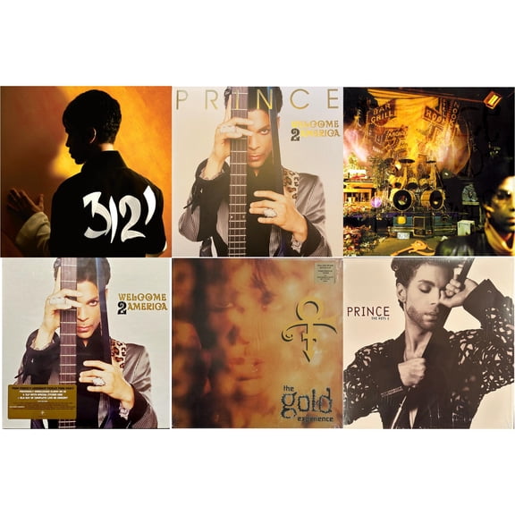 3121 (2 LP) (150G Vinyl/ Purple Vinyl) & Welcome 2 America (2LP) & Sign O The Times & Welcome 2 America (Deluxe/2LP/CD/Blu-Ray) & Gold Experience (2LP) & Hits 1 (X) (2LP)