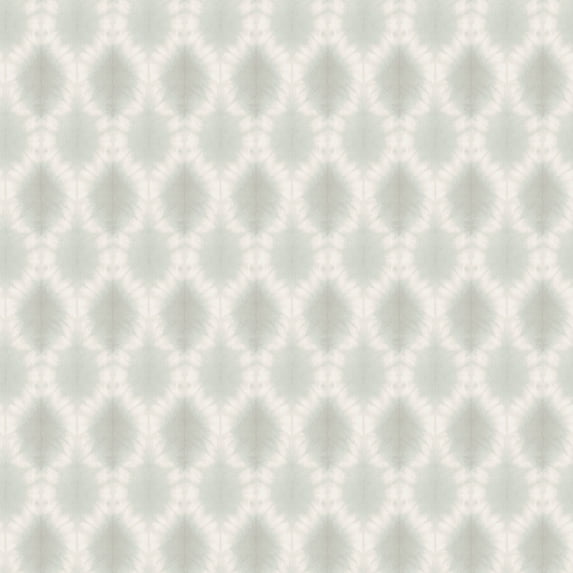 3122-10304 Mombi Teal Diamond Shibori Wallpaper with Tie Dyed Alternating Rows in Teal Blue Off White Colors Bohemian Style Prepasted Acrylic Coated Paper