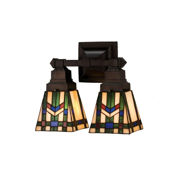 31247 Meyda 12"W Prairie Wheat 2 Lt Wall Sconce