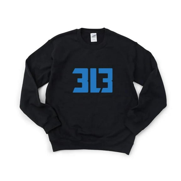 313 Football Fan Sports City Pride Hometown Local Graphic SweatShirt Unisex, up to 5XL