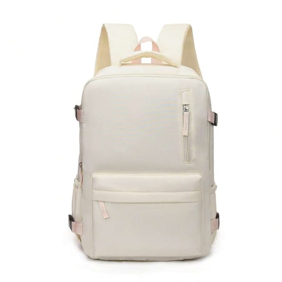 3132 Mi White 1 Mi White Functional Travel Backpack With Laptop Sleeve