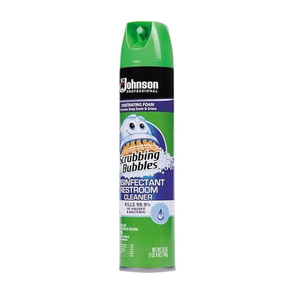 313358 Multi Surface Bathroom Cleaner, Clean Scent, 25 Oz Aerosol Can, 12/carton