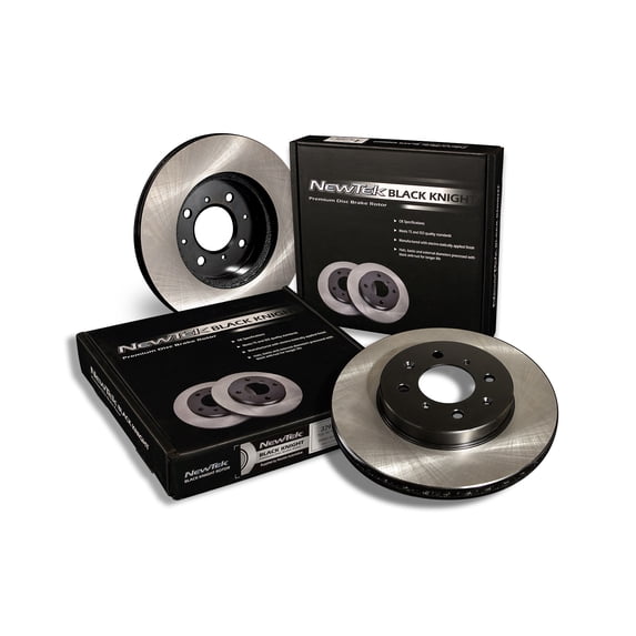 31369E Rear Premium Black E-Coat Rotor Pair of 2