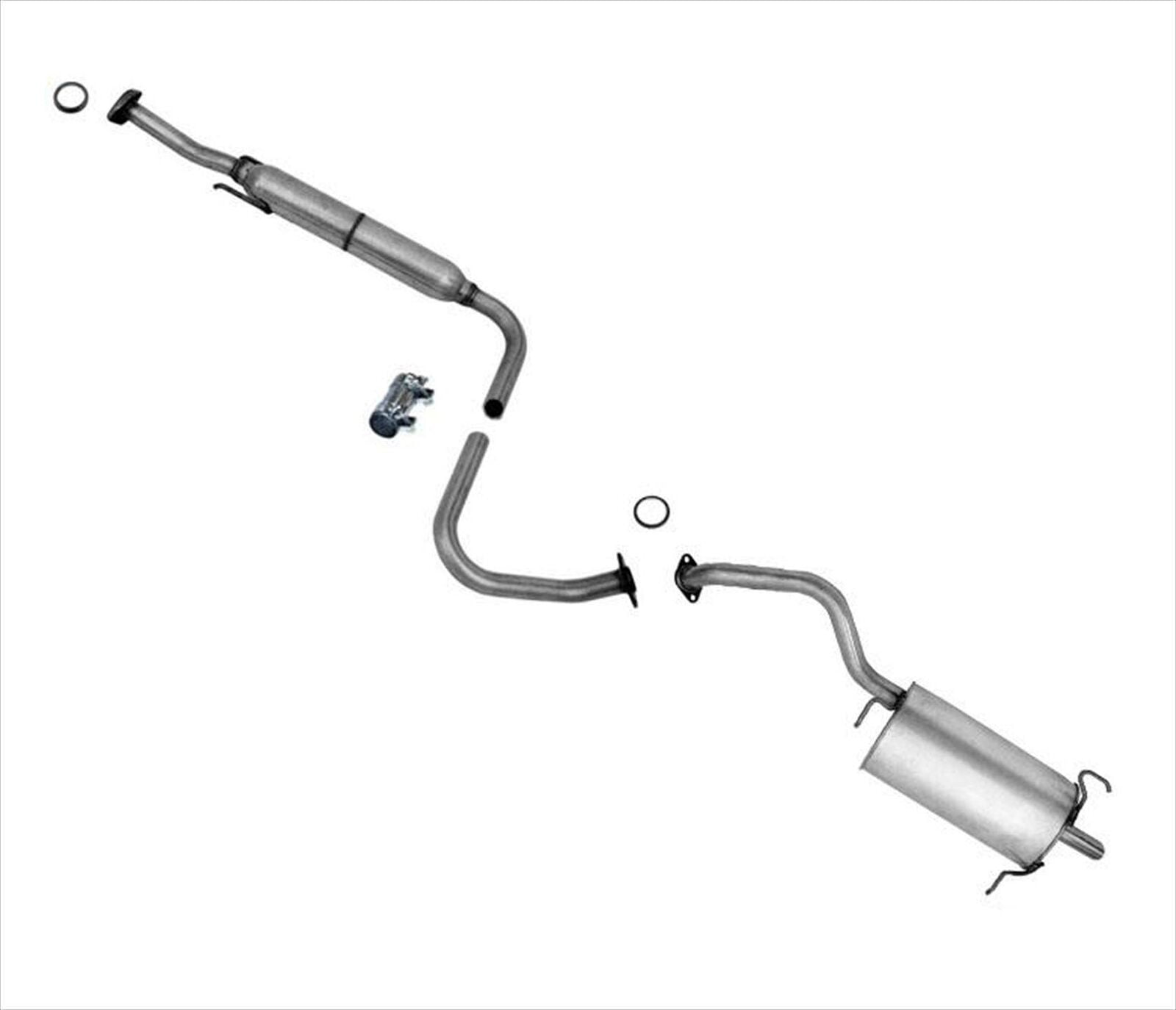 31372 290013 31374 290066 53879 608506 797560 Muffler & Gasket System for 2007-2012 for Nissan for Sentra 2.0L - Cat Back, Easy Install, No Drilling Required