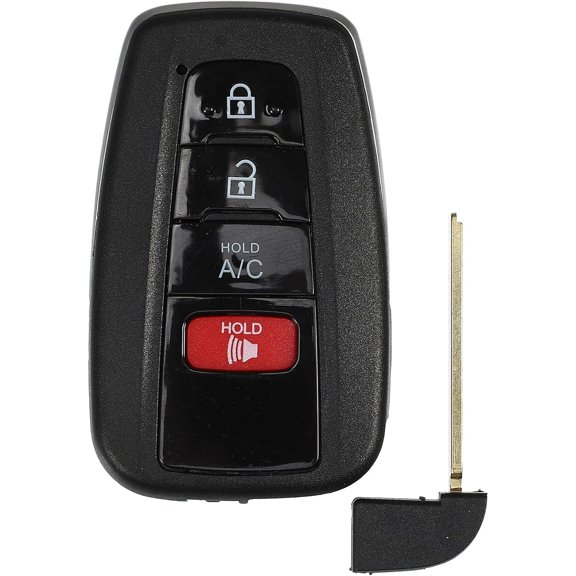 314.3 MHz Smart Key Fob Keyless Entry Remote Fit for Toyota Prius 2021-2023 ASK System HYQ14FLA - Pack of 1 Black