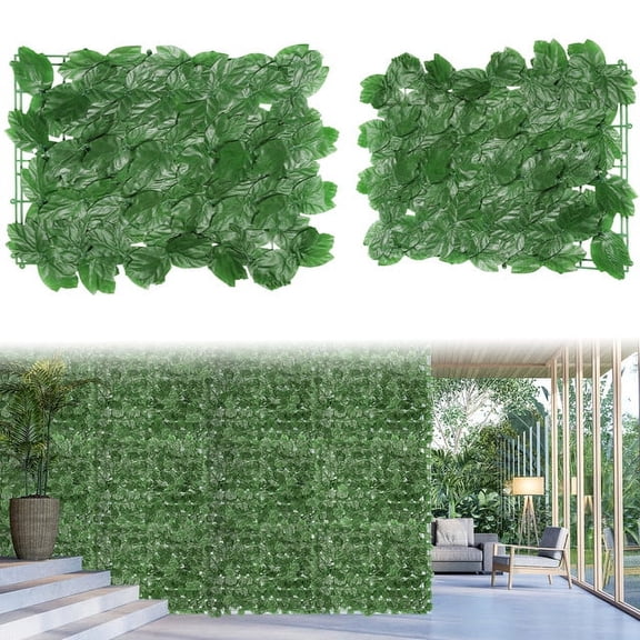 Oumilen 314" x 23.6" Artificial Ivy Privacy Fence Backdrop Garden Maple Leaf