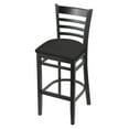 thumbnail image 1 of 3140 30" Bar Stool with Black Finish and Canter Iron Seat, 1 of 2