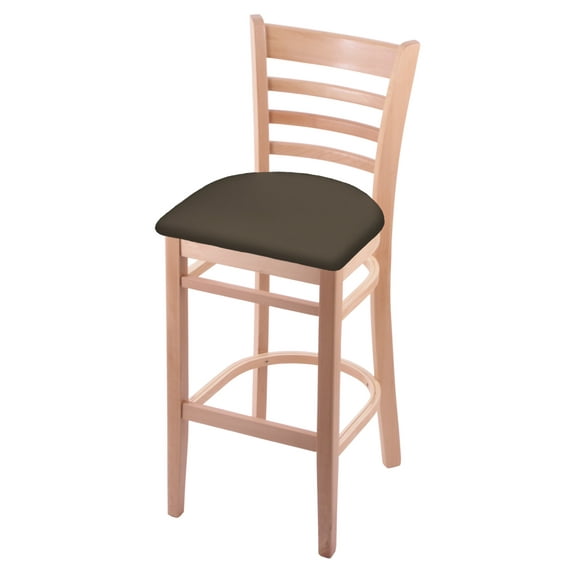 3140 30" Bar Stool with Natural Finish and Canter Earth Seat