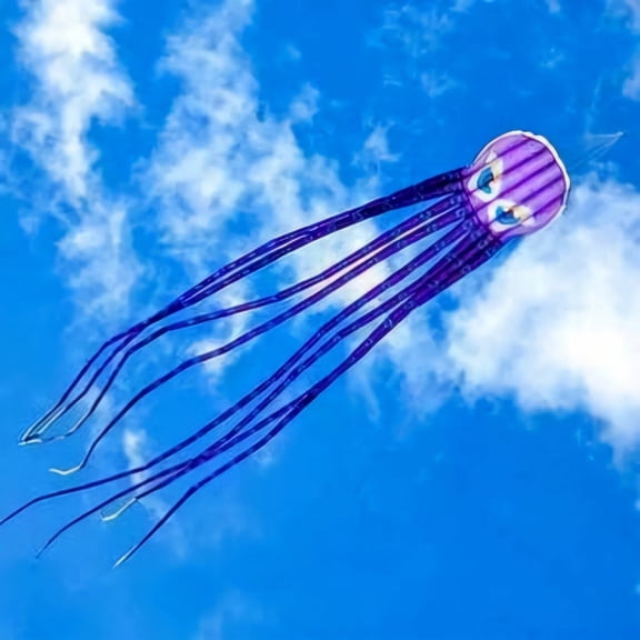 315" Octopus Airfoil Nylon Kite For Adults w/ Bag + Winder + 150lb Line