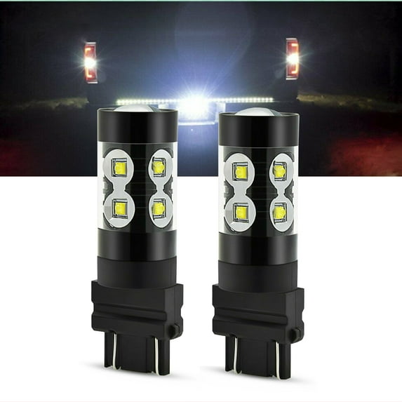 3156 LED Backup Reverse Light Bulbs Kit 2pc 6000K For Lincoln Town Car 1989-2011