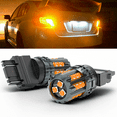 thumbnail image 1 of 3157 4057 LED YELLOW Brake Light Bulbs Stop Rear Tail Parking Plug&Play 2-Pack，CHUSYYRAY, 1 of 11