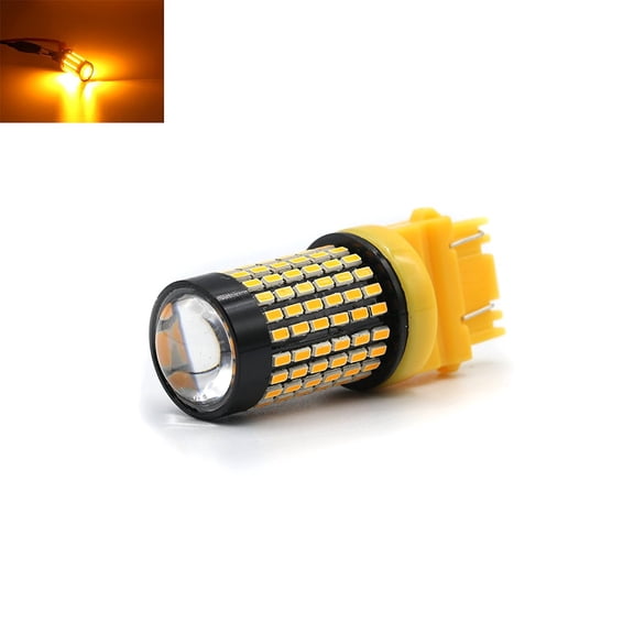 3157 Amber 50W High Power 3014 Chip LED Projector Turn Signal Light Bulbs