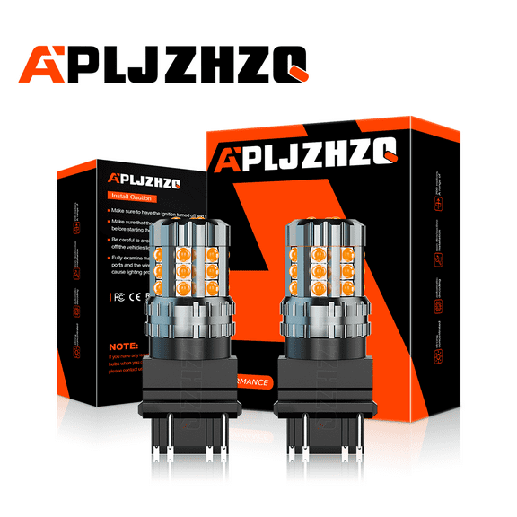 3157 Error Free LED Switchback Amber Turn Signal DRL Light Bulbs For Ford F150