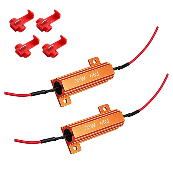 3157 Front LED Turn Signal Load Resistor Adapter Anti Hyper Flash Error Canceler