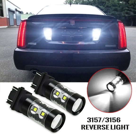 3157 LED Backup Tail Reverse Light Bulbs 6000K White Fits Ford F-150 F-250 F-350 F-450 F-550