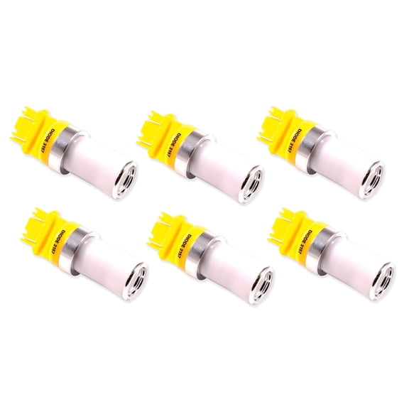 Diode Dynamics 3157 LED Bulb HP48 LED Amber Set of 6 DD0055H