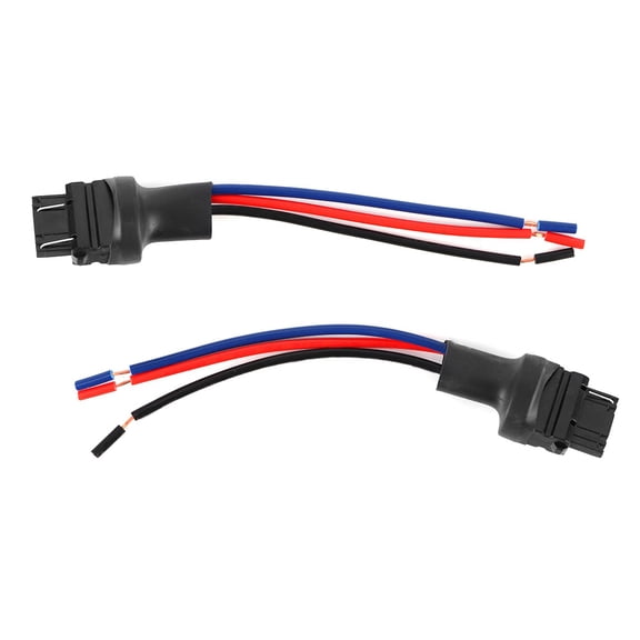 3157 Socket Adapter, 2Pcs Car Bulb Holder Extension Wire For Turn Signals Tail Lights