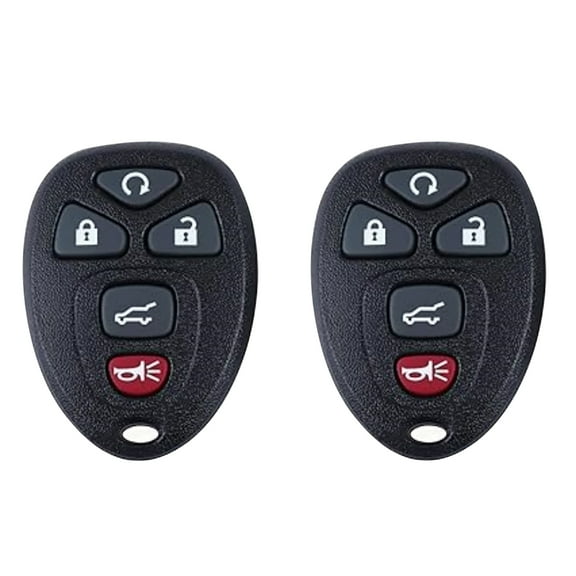 315MHz Keyless Entry Remote Control Car Key for Chevrolet/GMC/Cadillac Black, Easy to Program