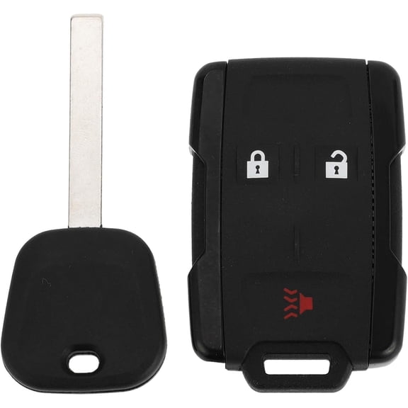 315MHz Remote Key Fob with Ignition Key Upgrade for Chevrolet Colorado Silverado GMC Canyon Sierra 2014-2021, 46 Chip 3 Button Keyless Entry Replacement