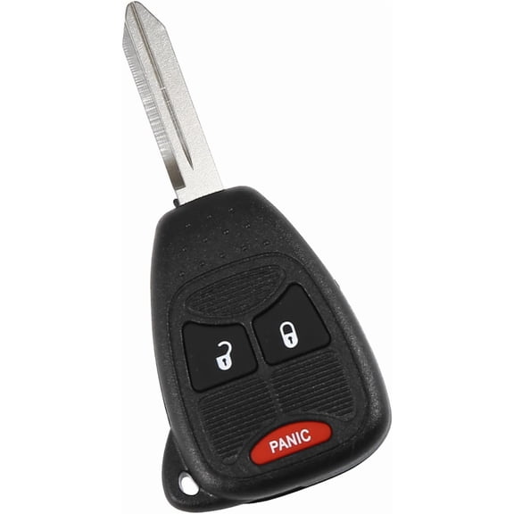 315MHz Replacement Keyless Entry Remote Car Key Fob for Avenger Charger Caliber Durango for Ram for Jeep Commander 3 Button with Door Key Replacement