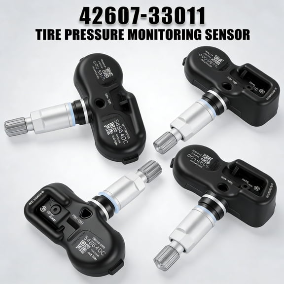 315MHz TPMS Tire Pressure Sensor Set 42607-33021 Replaces 42607-33011 PMV-107J Compatible with Toyota Lexus Scion Pontiac Camry Prius Corolla RAV4 Yaris 4-Piece