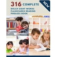thumbnail image 1 of 316 Complete Dolch Sight Words Flashcards Reading Phrases Book: Remember vocabulary children need to know and read first words learning kids. Full flash cards games for preschool, toddler kindergarten, 1 of 1