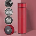 thumbnail image 1 of 316 Intelligent Temperature Measuring Cup, Stainless Steel Insulated Thermo Mug for Home, Office, Travel, Portable with Built-In Tea Strainer, 500ml Capacity, 1 of 6