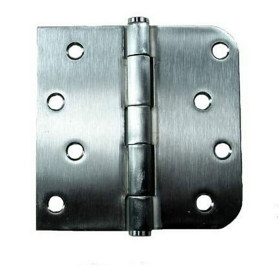 316 Marine Grade Stainless Steel Hinge - 4" with 5/8" Square Radius - NRP - Highly Rust Resistant - 3 Pack