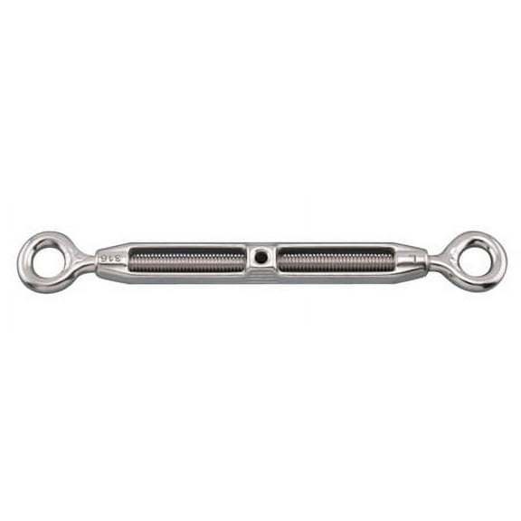 316 STAINLESS STEEL EYE & EYE TURNBUCKLE 5/8" (S0154-EE16)