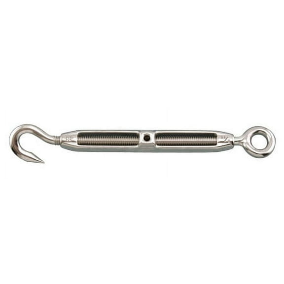 316 STAINLESS STEEL HOOK & EYE TURNBUCKLE 3/4" (S0154-HE20)