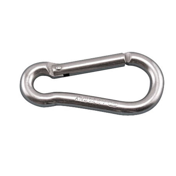 316 STAINLESS STEEL SPRING CLIP CARABINER (KEY LOCK) 3/16" (S0120-K050)