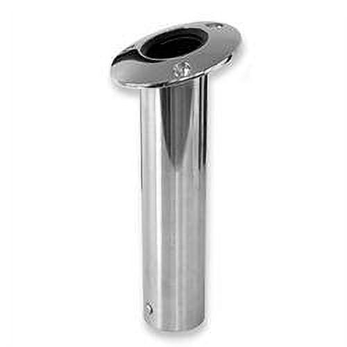 Angled Cap Con Rods 316 Stainless Steel 15 Degree Angled Flush Mount Rod Holder with Cap ...