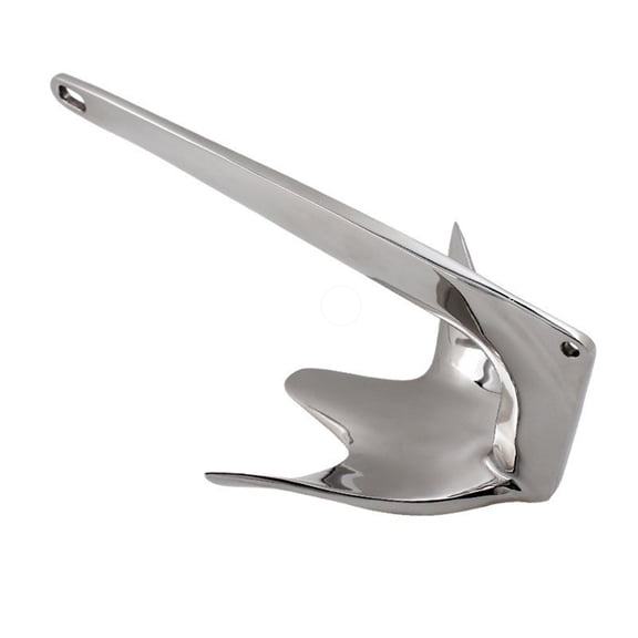 316 Stainless Steel Bruce Style Anchor, 2.2LSB-33LBS Anchor Suitable for Different Size Boats