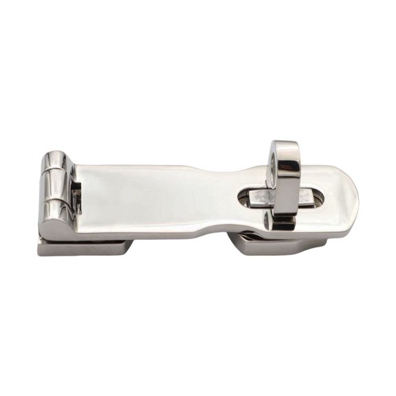 316 Stainless Steel Door Hasps with Turning Padlock Eye Mount Heavy Duty Rustproof Easy Installation Swivels Safety Hasp