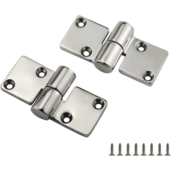 316 Stainless Steel Lift-Off Hinges, 3.5 x 1.5 Inch Heavy Duty Marine Grade Door Hinges with Screws for Boat, Cabinet and Industrial Hardware