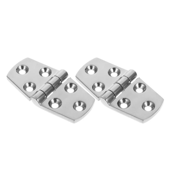 316 Stainless Steel Marine Grade Boat Hatch Hinges Heavy Duty 4.5mm Thick Precision Deep Hole Secure Design Resistant Hardware For Yacht RV Cabinet Door Window 2 Or 4 Pack(2pcs)