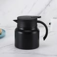 thumbnail image 1 of 316 Stainless Steel Portable Kettle, Double Layer Tea Pot With Filter, 800ml Insulated Tea Kettle, One-Click Water Discharge, Leak Proof Design, 1 of 7