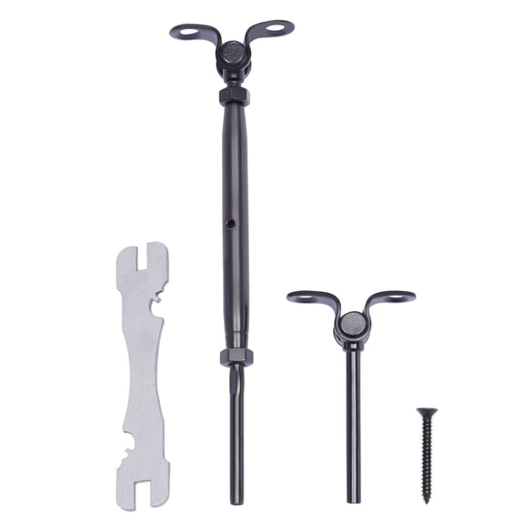 316 Stainless Steel Railing Swage Threaded Stud with Multi-Angle Adjustment, Cable Railing Hardware Kit for Easy Installation