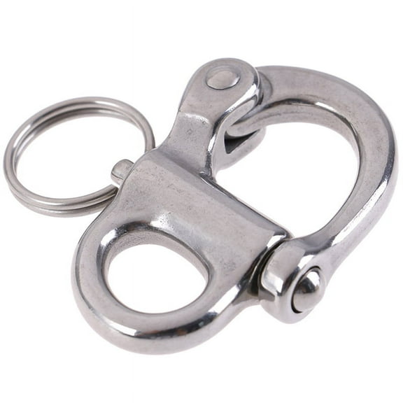 316 Stainless Steel Rigging Sailing Fixed Bail Snap Shackle Yacht Outdoor .qsWA