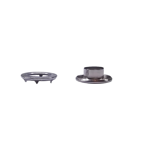 316 Stainless Steel Rolled Rim Grommet and Spur Washer Set  1/2" Inner Diameter, Heavy-Duty Marine Grade Rustproof Eyelets, 50 Sets for Tarps, Canvas, Leather, Outdoor & Industrial Use