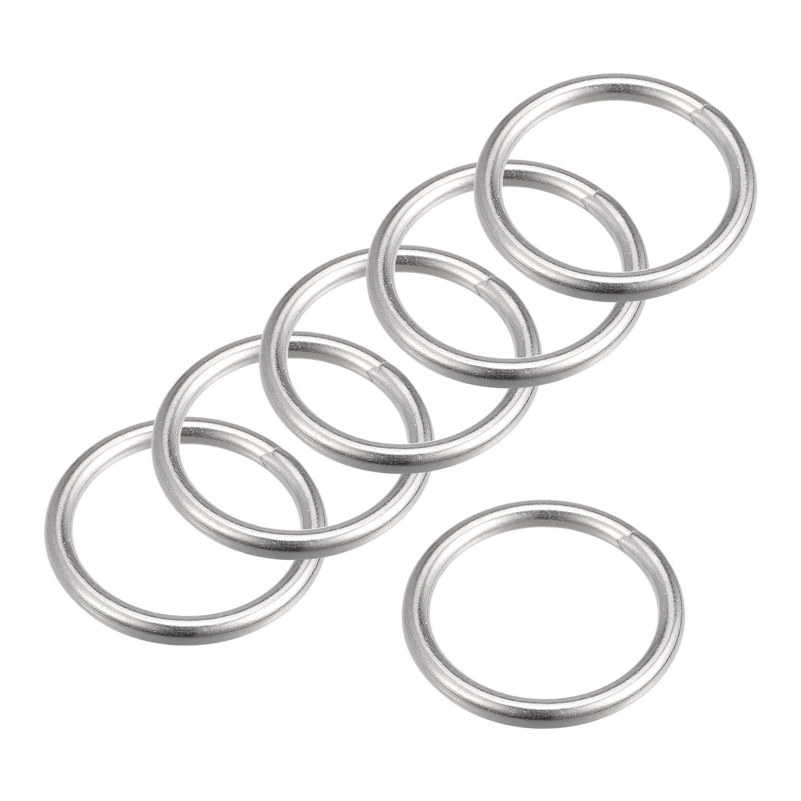 316 Stainless Steel Round Ring 30mm ID 4mm Thick 6 Pack - Walmart.com