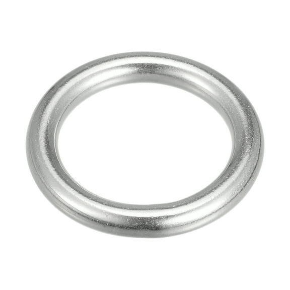 316 Stainless Steel Round Ring 30mm ID 6mm Thick