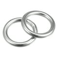 thumbnail image 1 of 316 Stainless Steel Round Ring 40mm ID 8mm Thick 2 Pack, 1 of 5