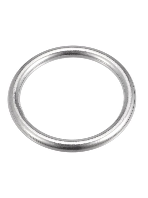 316 Stainless Steel Round Ring 45mm ID 6mm Thick