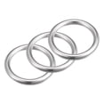 thumbnail image 1 of 316 Stainless Steel Round Ring 50mm ID 8mm Thick 3 Pack, 1 of 5